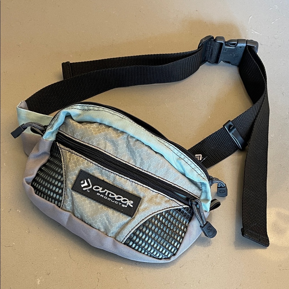 Outdoor Products Gray and Black Belt Bag